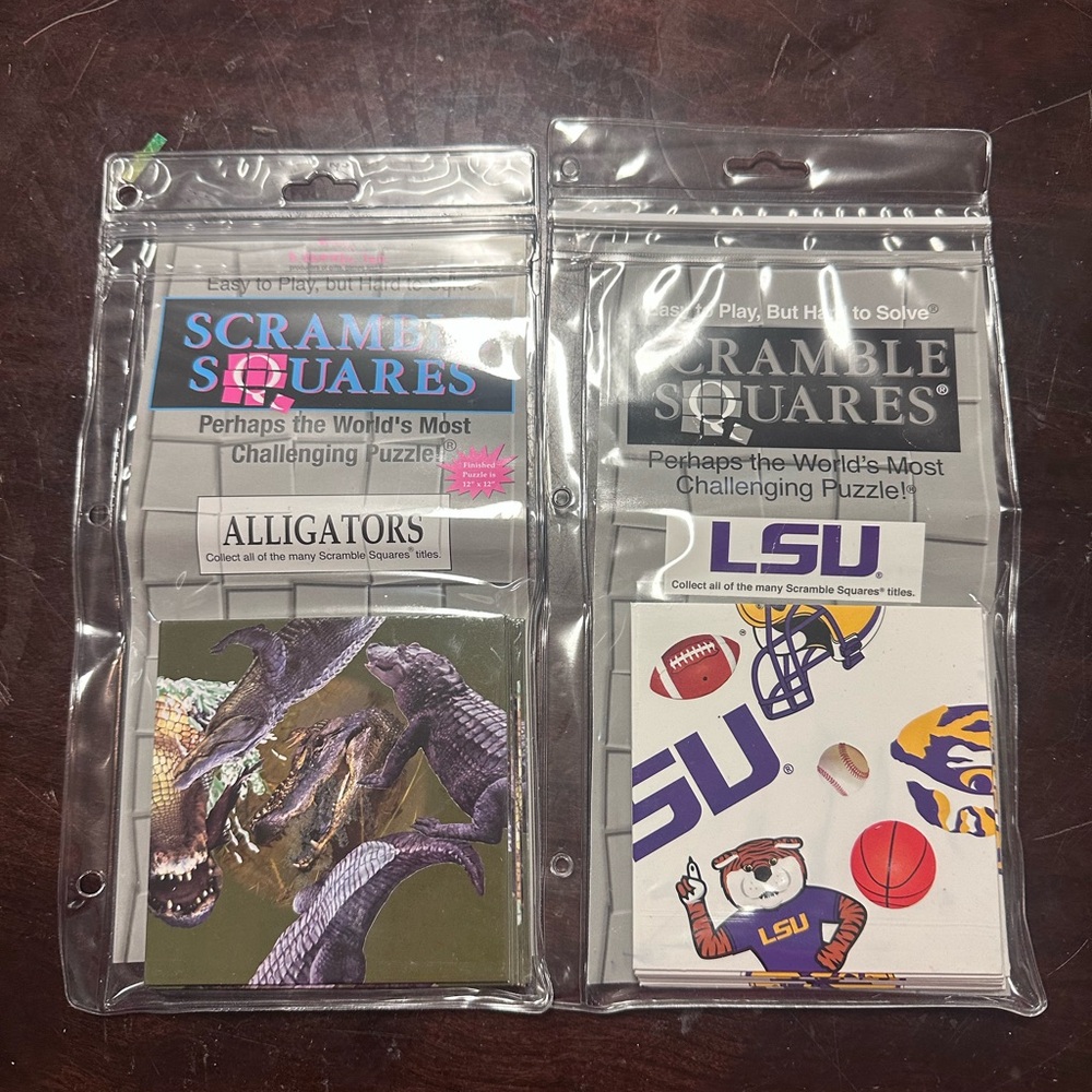 Bundle of alligators and  LSU Tigers Puzzle -College Sports Brain Teaser